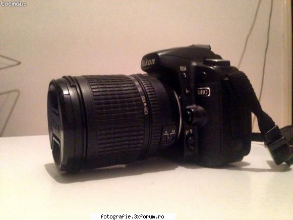 vand kit nikon d80 18- 135mm in stare foarte buna de 
kitul contine: 

- trepied giotto vt809; 
-