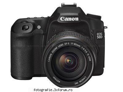 vand canon eos 50d kit ef-s 17-85mm f/4-5.6 is usm , nou, garantie 1 an in romania. vand canon eos